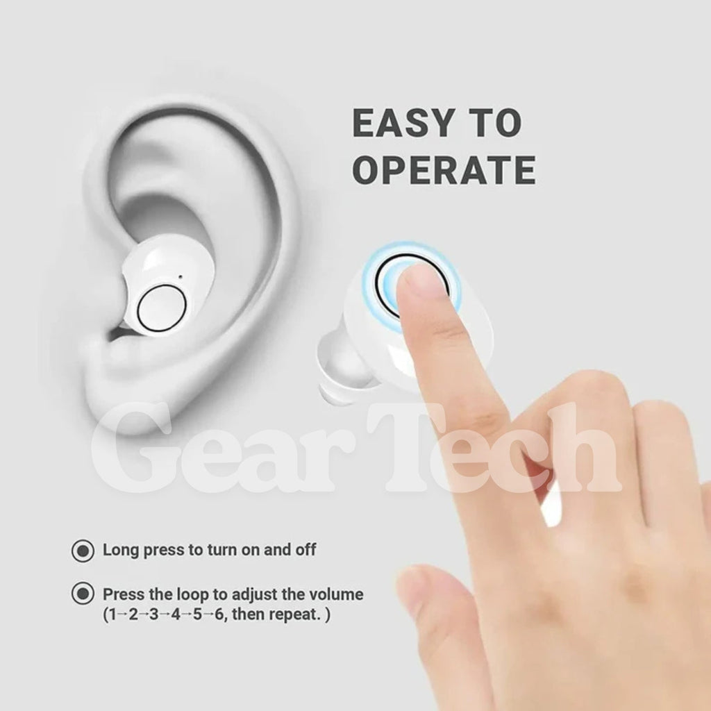 Dispositif intra-auriculaire Bluetooth rechargeable contrôlé par une application