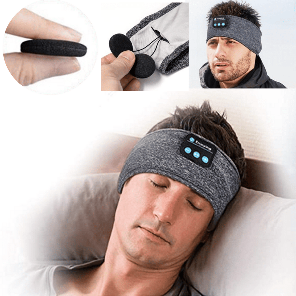 3-in-1 sleep mask with integrated Bluetooth headphones - Fioriscas