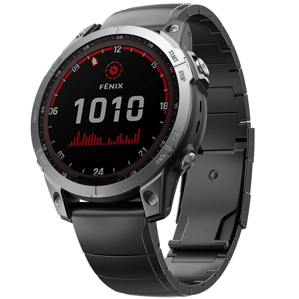 Titanium DLC Urrem til Garmin Fenix-serien, Kireya Magnetlås