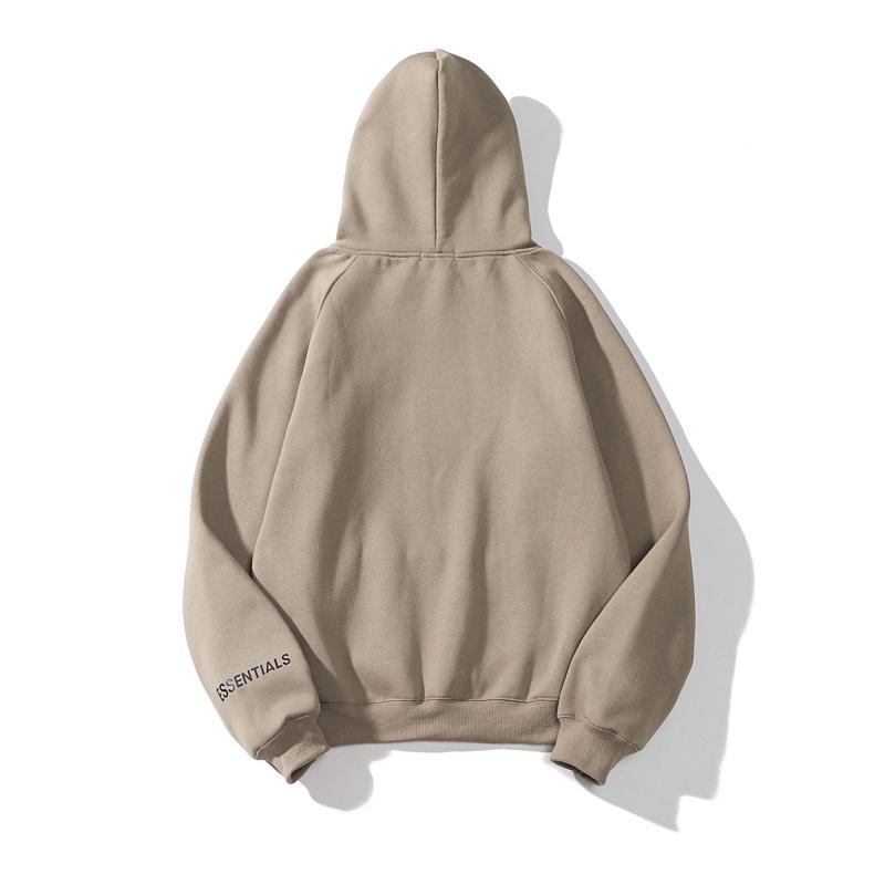 Essentials | Fear of God | Vetoketjullinen huppari kengurutaskulla