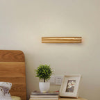 Lampe murale LED Muto en bois naturel fissuré rotatif | Fioriscas