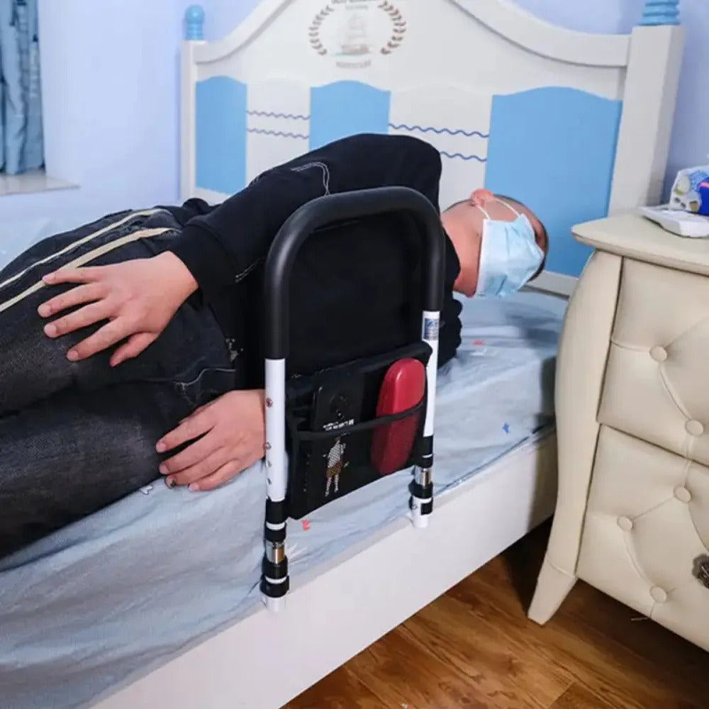 SolaceEase Adjustable Bed Safety Rail For Easier In-And-Out Transfers
