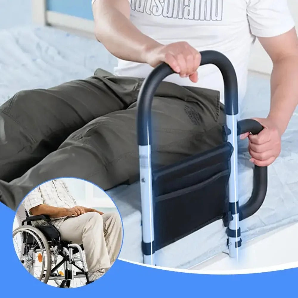 SolaceEase Adjustable Bed Safety Rail For Easier In-And-Out Transfers