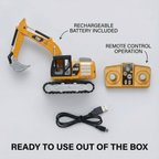 Premium Metal Remote Control Construction Vehicle for Realistic Operation and Precision Play | Fioriscas
