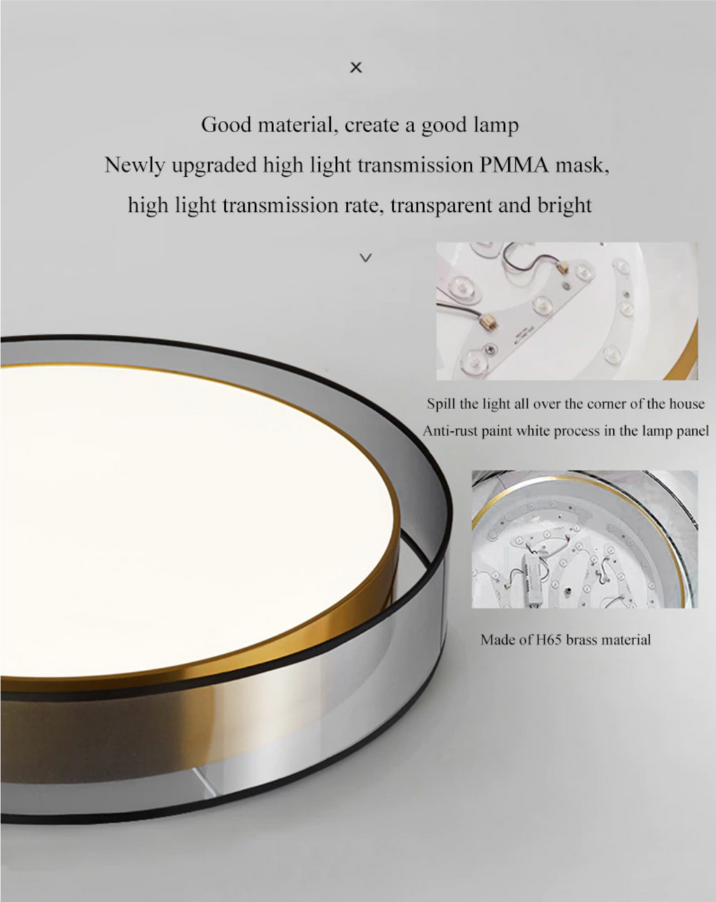 Zentra TriLight -kattovalaisin, 3000 K / 4000 K / 5000 K, tasoon asennettava tai riippuvalaisin