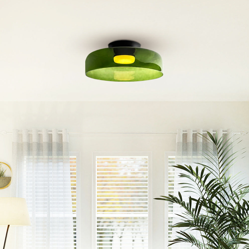 Aria Moderne Enkel Kreativ Glas Indbygningsloftlampe | Fioriscas