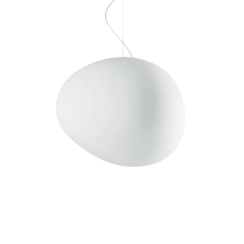 LumaVerde Organic-Shape Pendant Light, Hand-Blown Glass Finish, 4 Sizes