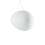 LumaVerde Organic-Shape Pendant Light, Hand-Blown Glass Finish, 4 Sizes