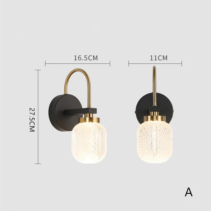 Ardo Moderne Metall-/Wandleuchte, 2 Stile | Fioriscas