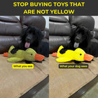 Juguete relajante de pato de peluche para perros, ideal para entretenimiento enriquecedor | Fioriscas