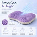 GelCerv Cooling Neck Pillow With TPE Adaptive Support