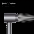 Hot Air Hair Styler, Velvet Sonic Dry Multi-Attachment Drying System