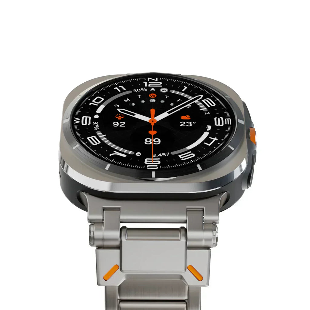 Titanový řemínek Samsung Galaxy Watch Ultra, skládací přezka Voyager
