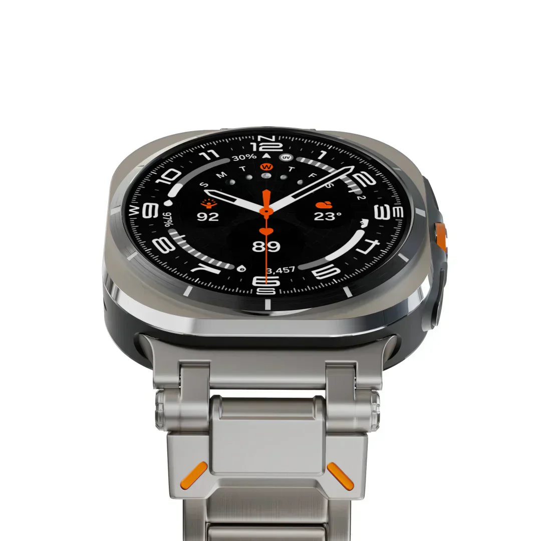 Titanový řemínek Samsung Galaxy Watch Ultra, skládací přezka Voyager