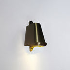 Ray Industrial Metal Bell Shaped Indoor Wall Lamp, Black/Grey/Coppery/Aluminum - Neutralighting