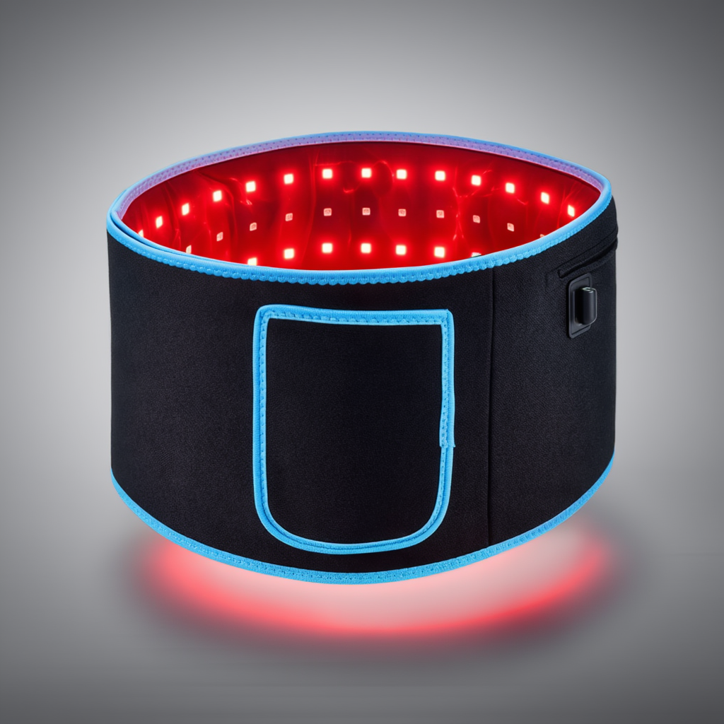 Cintura LED a luce rossa e infrarossa con LED da 660 nm e 850 nm