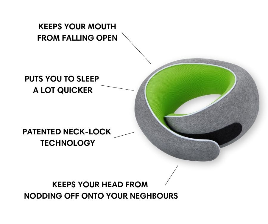 Memory Foam Travel Neck Pillow | Fioriscas
