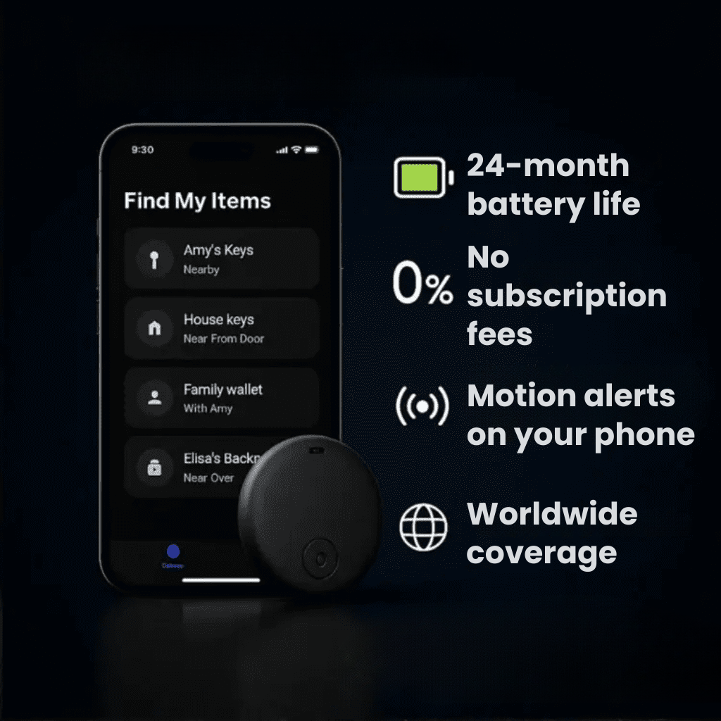 Localizzatore GPS per bicicletta VeloGuard, senza abbonamento, compatibile con Android e iOS