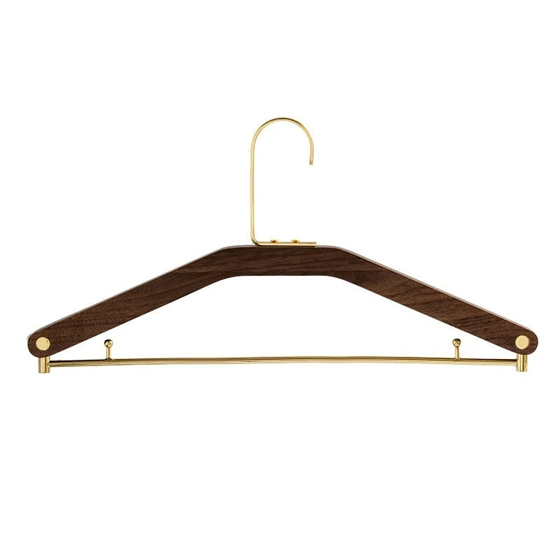 Věšáky na kabáty a kalhoty Arcora Walnut Brass