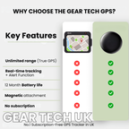 GPS-tracker til cykel, uden abonnement, kompatibel med Android og iOS