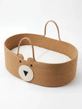 Bear Shaped Changing Basket In Cotton Rope For Nursery | Fioriscas