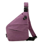 RFID-Blocking Anti-Theft Crossbody Travel Bag, Water-Resistant
