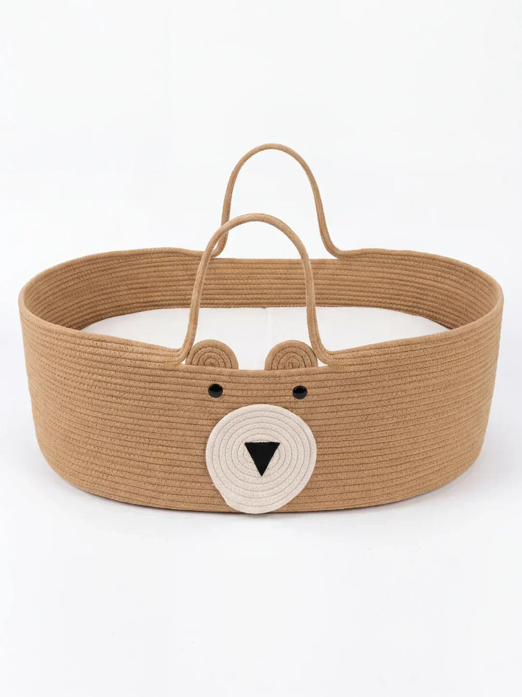 Bear Shaped Changing Basket In Cotton Rope For Nursery | Fioriscas