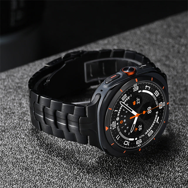Titanen horlogeband voor Samsung Watch 7 Ultra, Averon vouwsluiting
