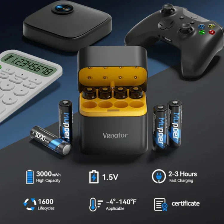 Fast Charging 1.5V Lithium-Ion AA Batteries | Fioriscas