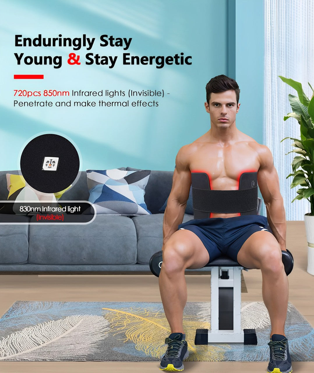 LumaFlex Pro -punavalotyyny ja -kääre kotikäyttöön, suuri