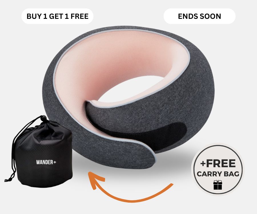 Memory Foam Travel Neck Pillow | Fioriscas