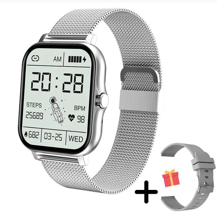 שעון חכם עם שיחות Bluetooth וצג מגע, PulseWave