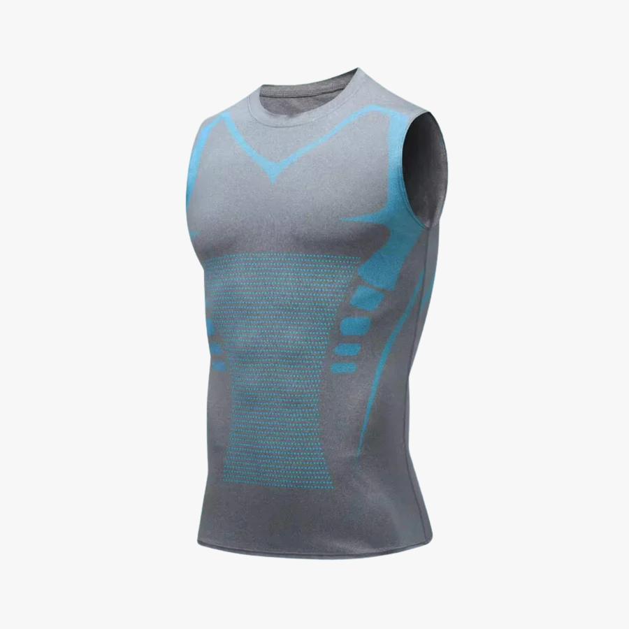 Camisola interior modeladora iónica para homem, para um visual mais definido e confiança imediata | Fioriscas