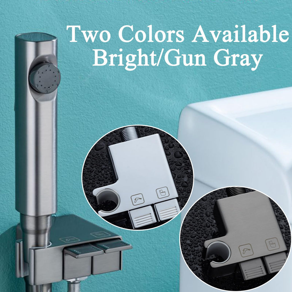 AquaKey Piano-Control Bidet Sprayer, Copper Body, Wall-Mounted