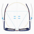Vintage Polarized Sunglasses with Lightweight UV-Protective Frame
