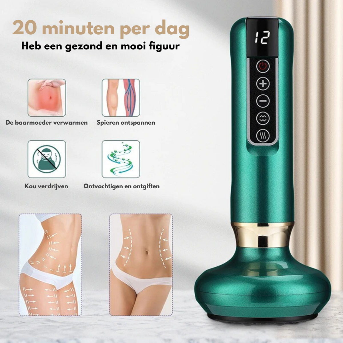 Hloubková vakuová masáž CelluLift pro pevnější pokožku | Fioriscas