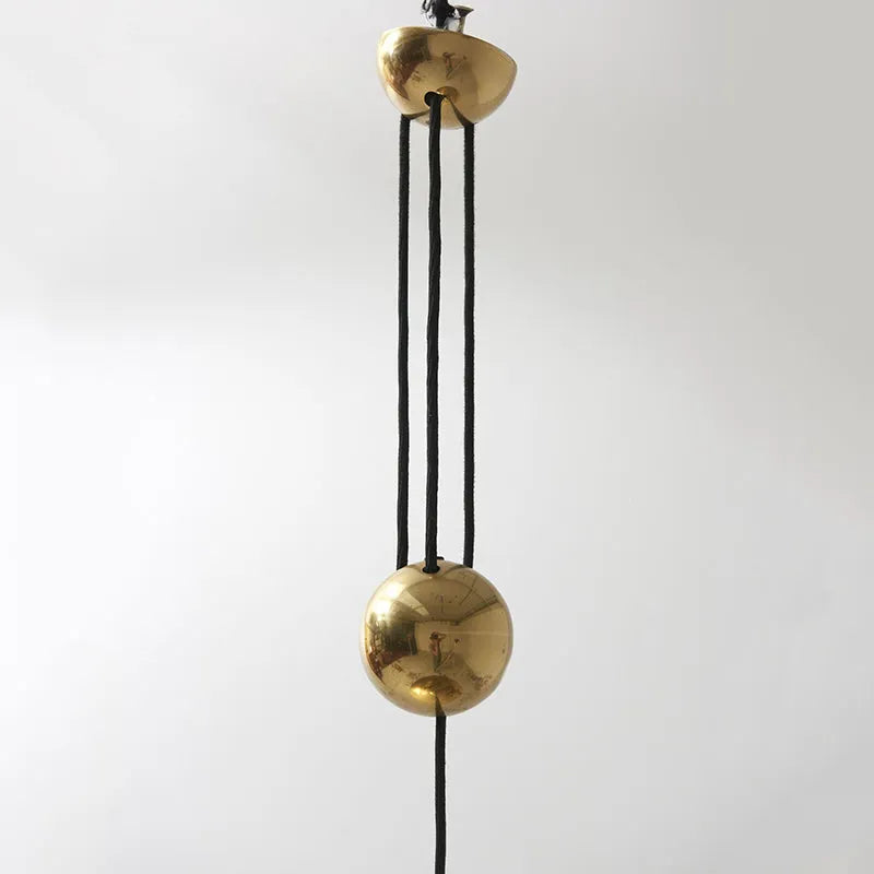 Pyra minimalistisk metal pendellampe, guld | Fioriscas