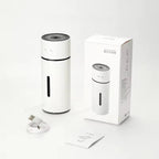 Mini humidificateur à ultrasons, rechargeable par USB avec une douce lumière LED