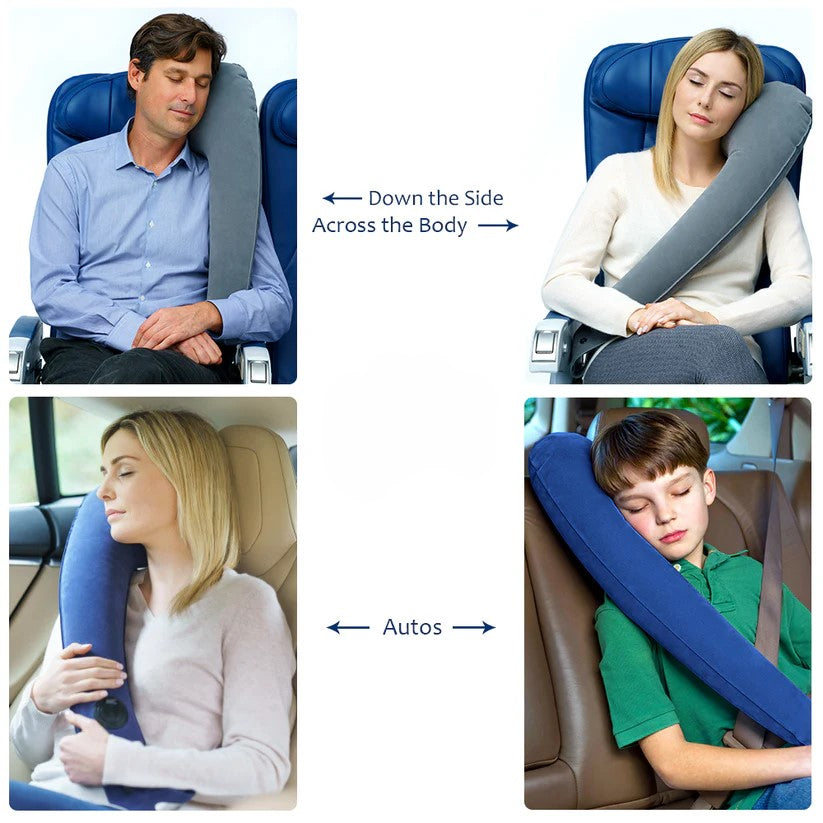 Almofada confortável para o pescoço, para viagens de avião e de carro, com conforto diário | Fioriscas