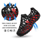 Breathable Hollow Design Solid Flat