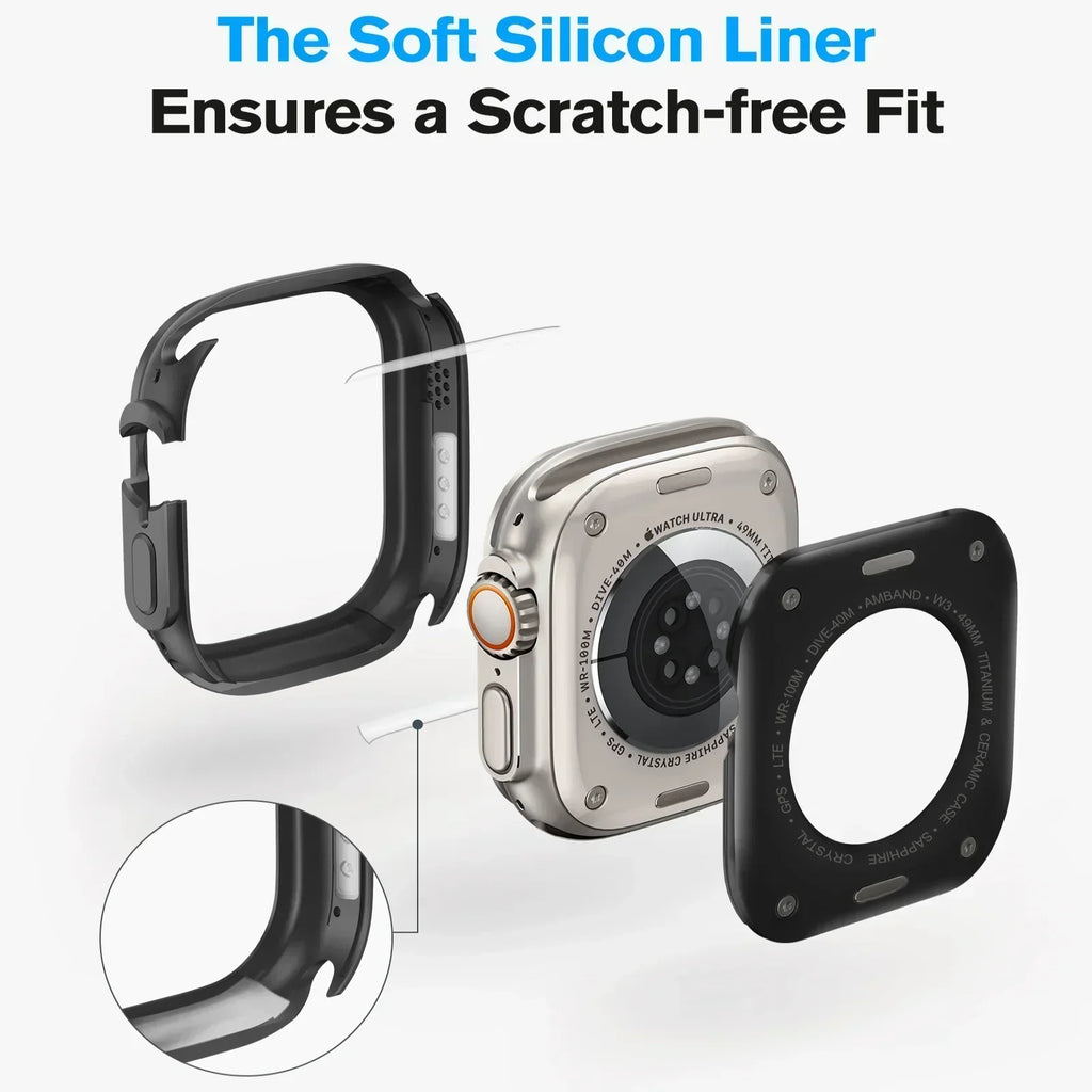 Apple Watch-etui, TrailGuard aluminiumlegering beskyttelsesskal