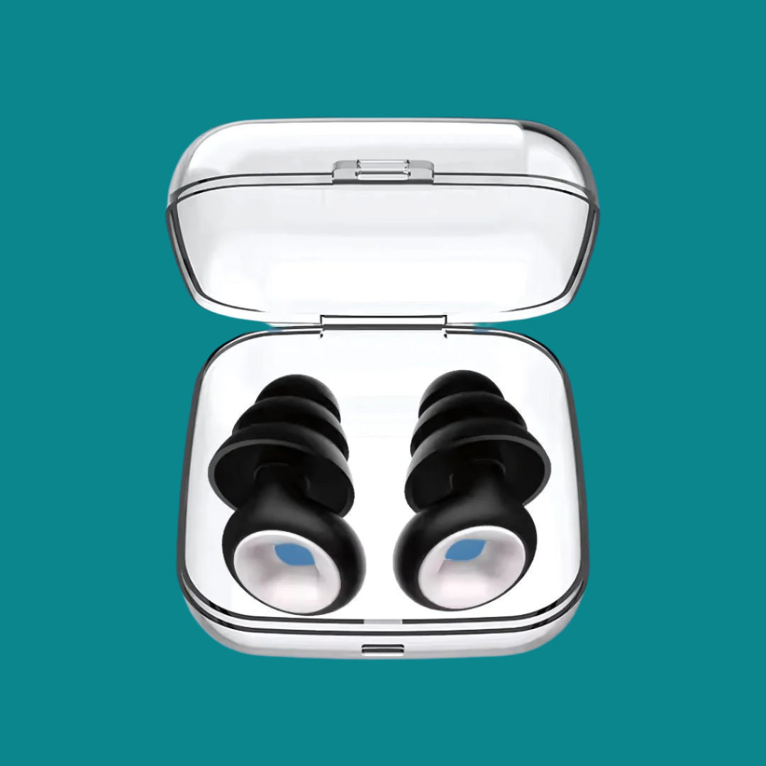 Bouchons d’oreilles de sommeil en silicone, ajustement confortable QuietNest bloquant le bruit