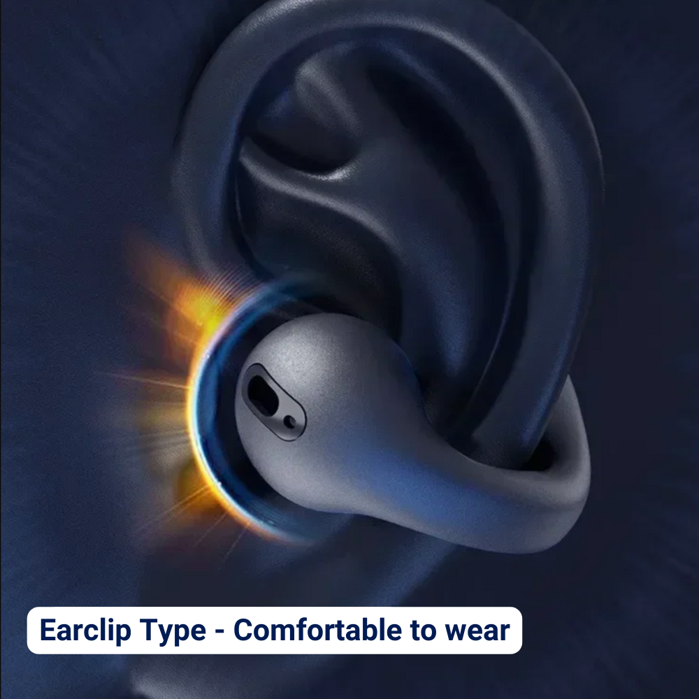 Open-Ear Design Bone Conduction Earbuds For Clear Calls