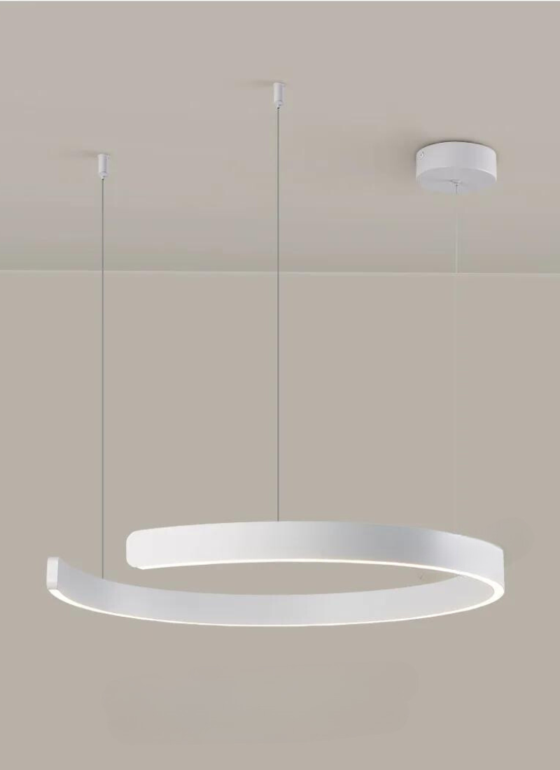 AerisGlow Rund LED Loftslampe, Dæmpbar Multi-Ring Design