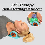 4-in-1 Neck Massager With Heat, EMS, And Stretch Support