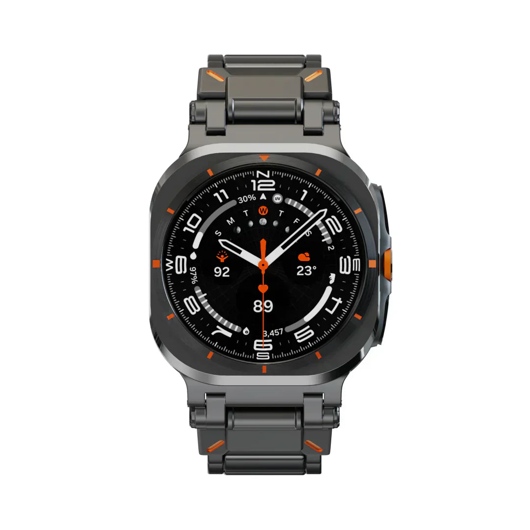 Titanový řemínek Samsung Galaxy Watch Ultra, skládací přezka Voyager