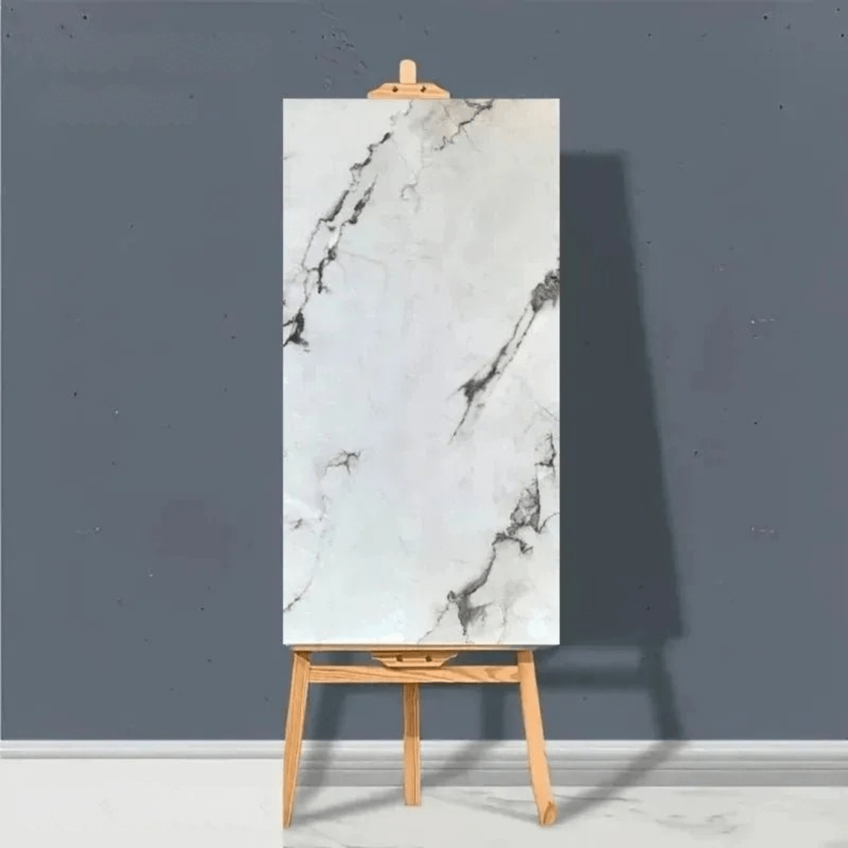 Elegant Self-Adhesive Marble PVC Floor Tiles - Fioriscas