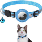 Asterra Reflective Cat Collar with GPS Tracker Mount, Quick-Release