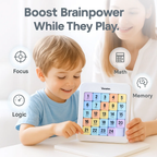 Portable Educational Number Puzzle for Focus, Logic, and Early Math Skills | Fioriscas