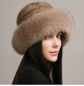 Vellara Genuine Mink Fur Hat, Insulated For Winter Warmth